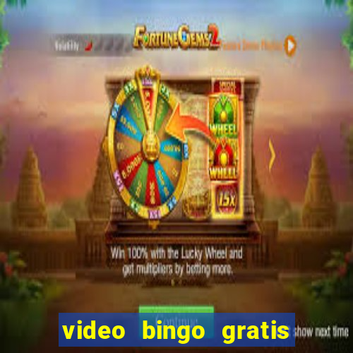 video bingo gratis para brincar